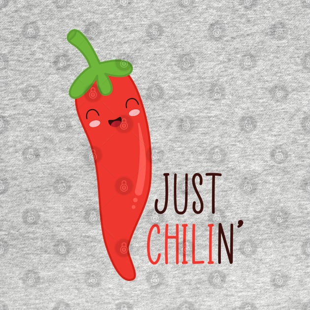 Just Chilin, Cute Vegetable Puns by TinPis